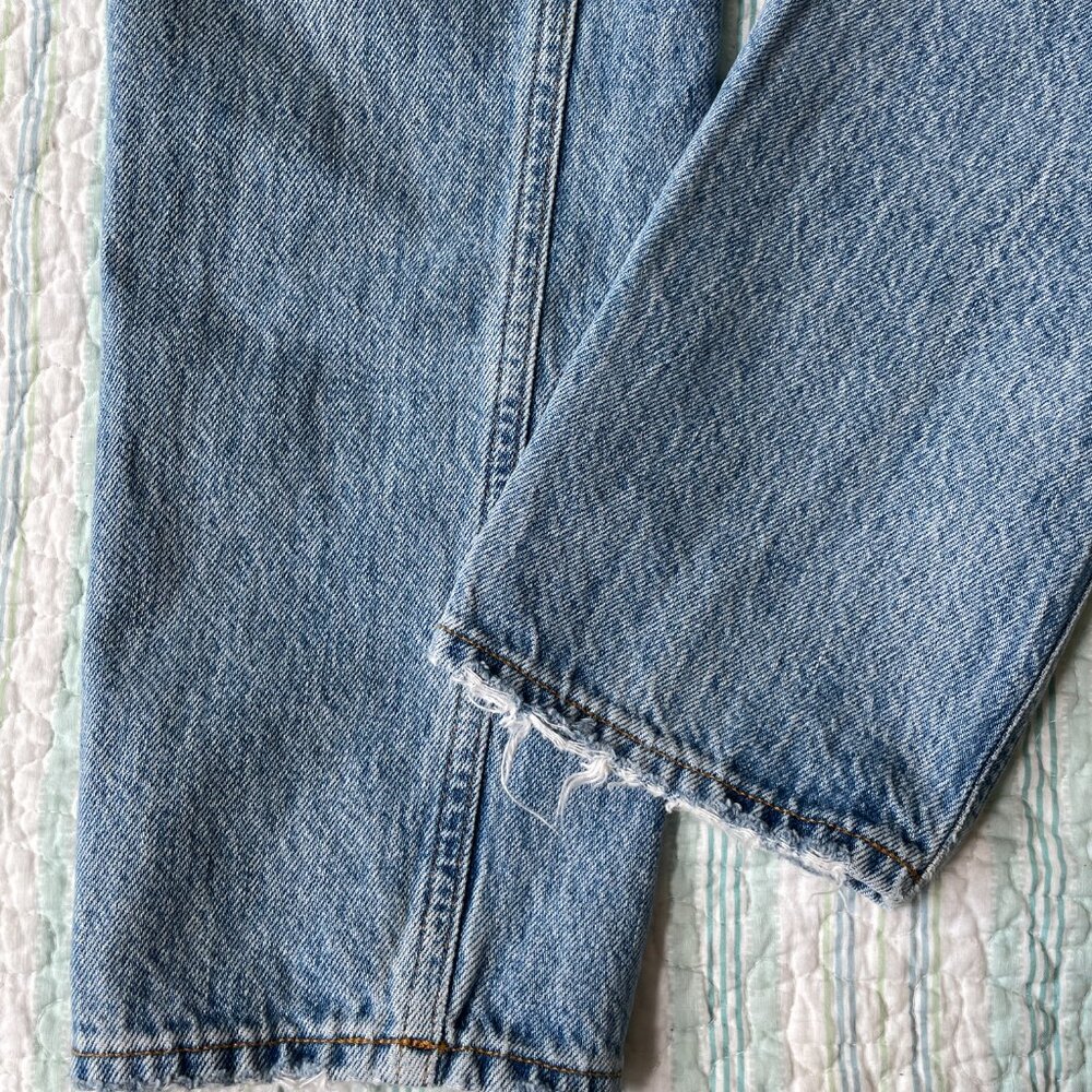 Agolde High Rise Jeans - Light Blue - Picture 2 of 8